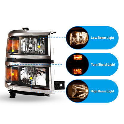 2015 chevy silverado headlights
