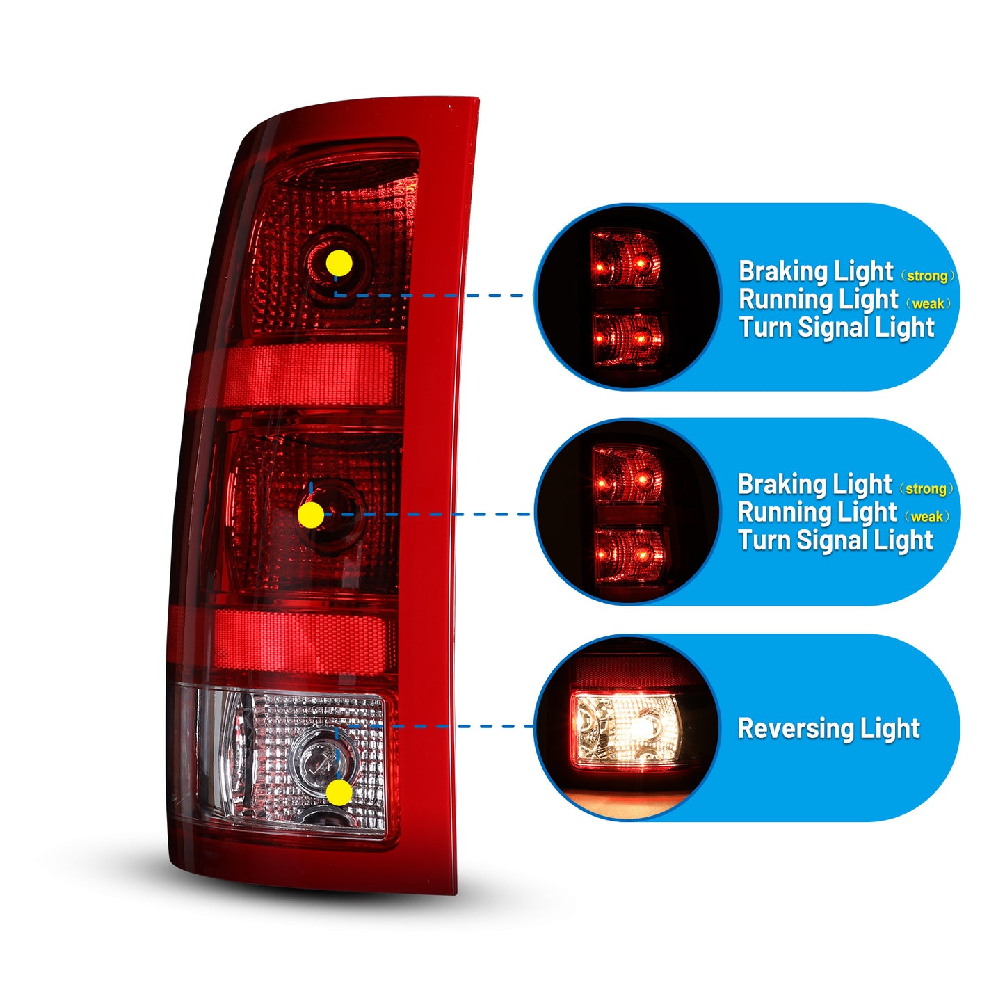 2010 gmc sierra tail lights
