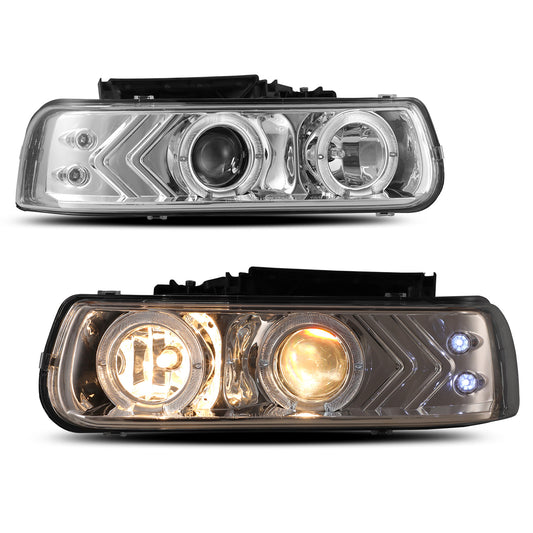 For 1999-2002 Chevy Silverado/2000-2006 Chevy Suburban/2000-2006 Chevy Tahoe Fog Lights - Clear