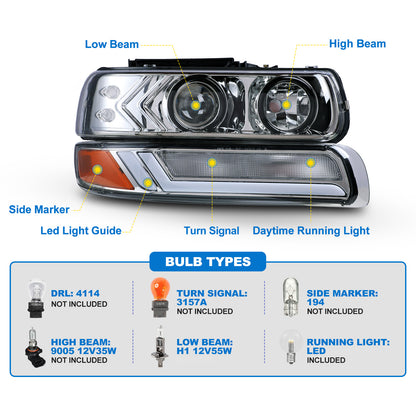 2006 chevy silverado headlights
