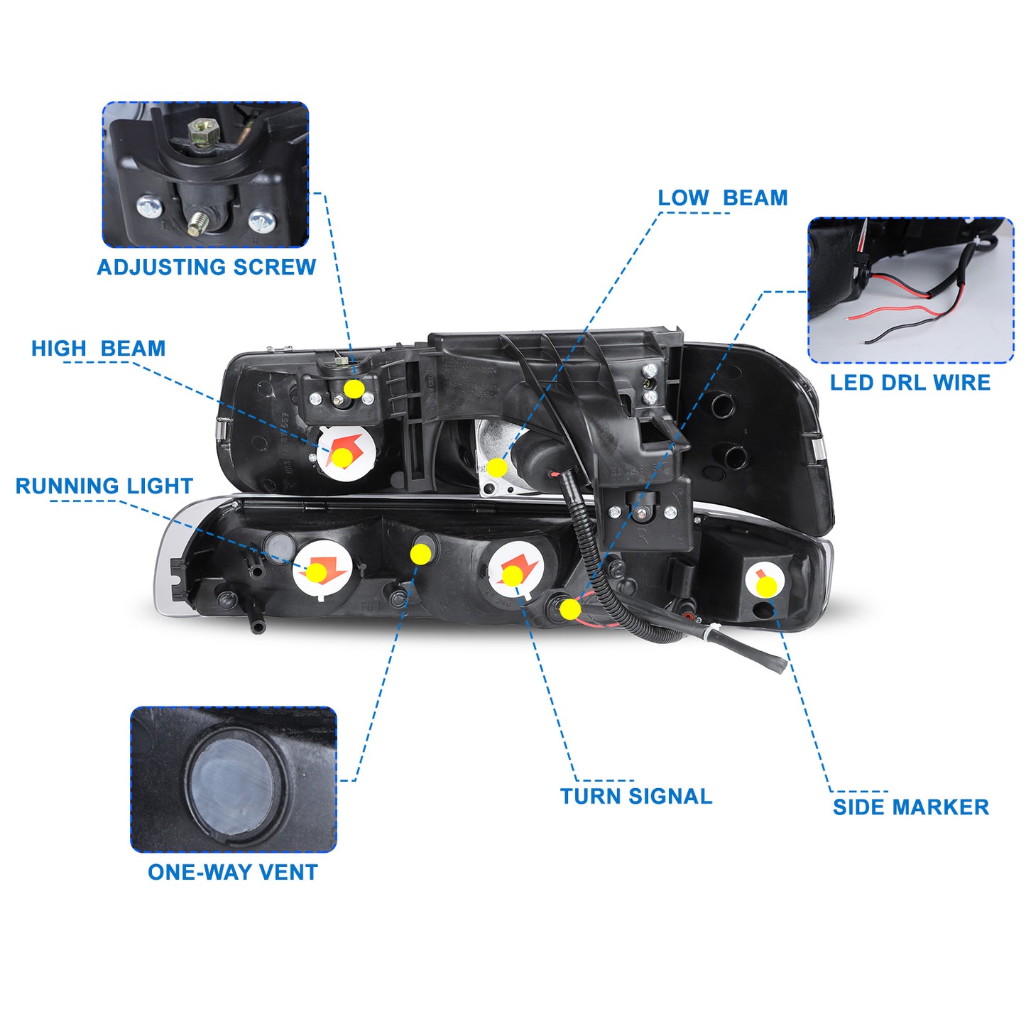 chevy tahoe 2006 headlights
