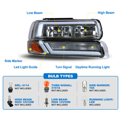 04 chevy silverado headlights
