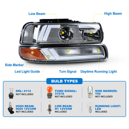 2000 chevy suburban headlights
