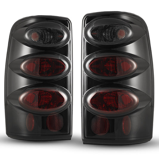 For 2000-2006 Chevy Suburban 1500 2500/Chevy Tahoe/GMC Yukon Tail Light - Black/Smoke