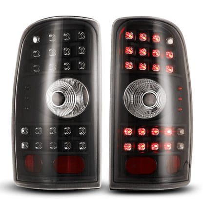 2000-2006 Chevy Suburban 1500 2500/Chevy Tahoe/GMC Yukon LED Tail Light - Black/Clear