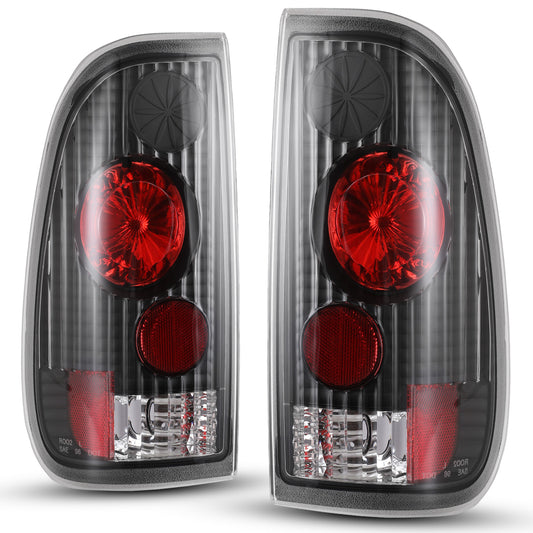 1997-2004 Ford F-150/1997-2007 Ford F-250 F-350 F-450 Tail Light - Black/Clear