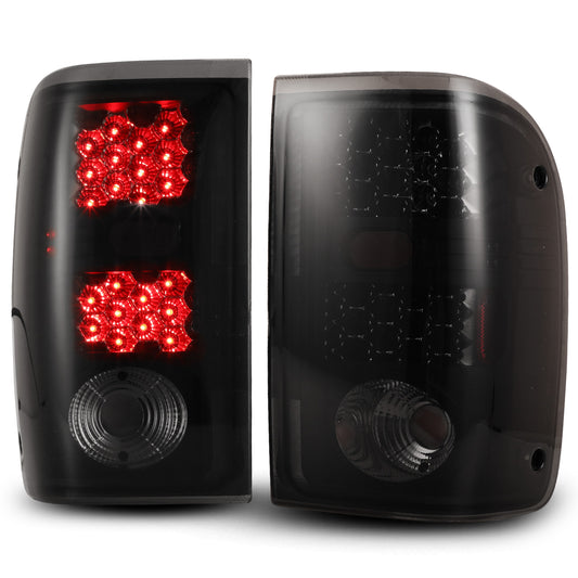 For 2001-2005 Ford Ranger LED Tail Light - Black/Smoke