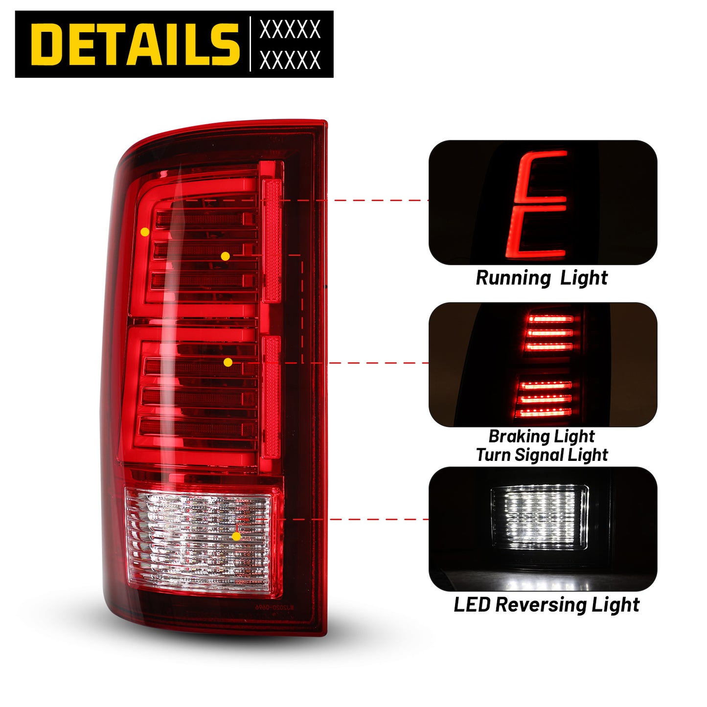 2008 dodge ram 1500 tail light