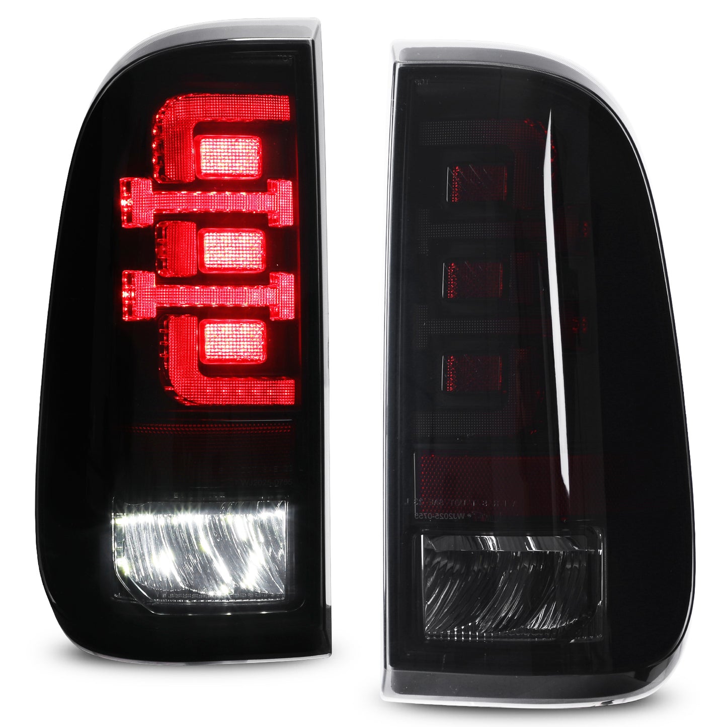 F250 Tail Lights Tinted Tail Lights GRAND ORANGE Tail Lights Assembly Rear Lights Tail Lamp Compatible With Ford F250 F350 F450 F550 Super Duty 2008-2016 Pair Driver And Passenger Side W/o Bulb - Foto 7
