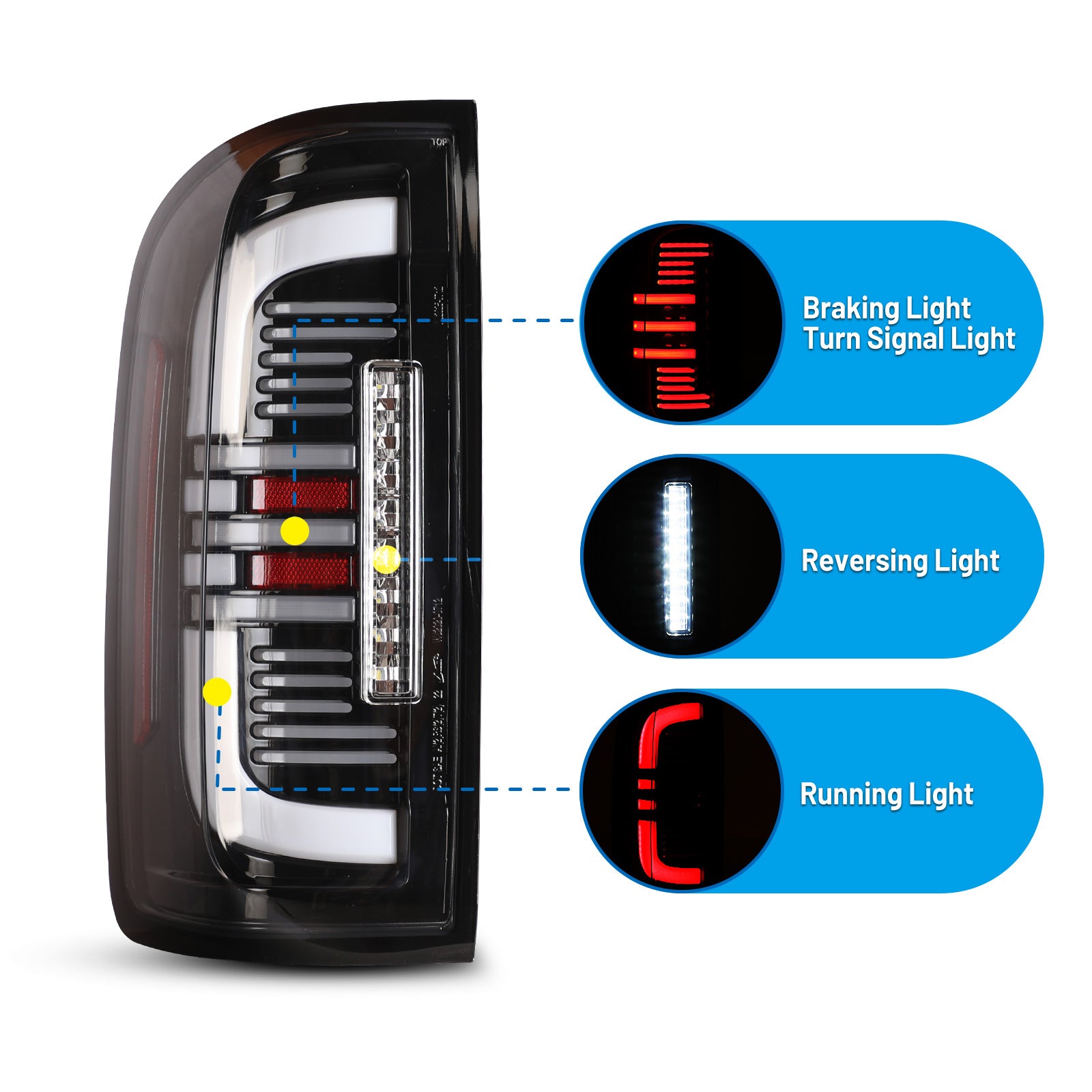 2018 chevy silverado tail light