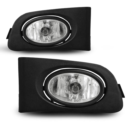 For 2001-2003 Honda Civic DX/2001-2005 Honda Civic EX LX  Fog Light - Clear