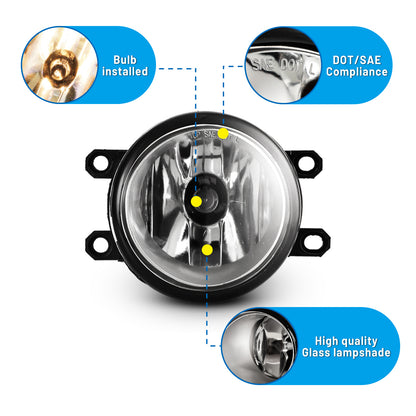 Luz antiniebla con parrilla Scion TC 2005-2010, transparente