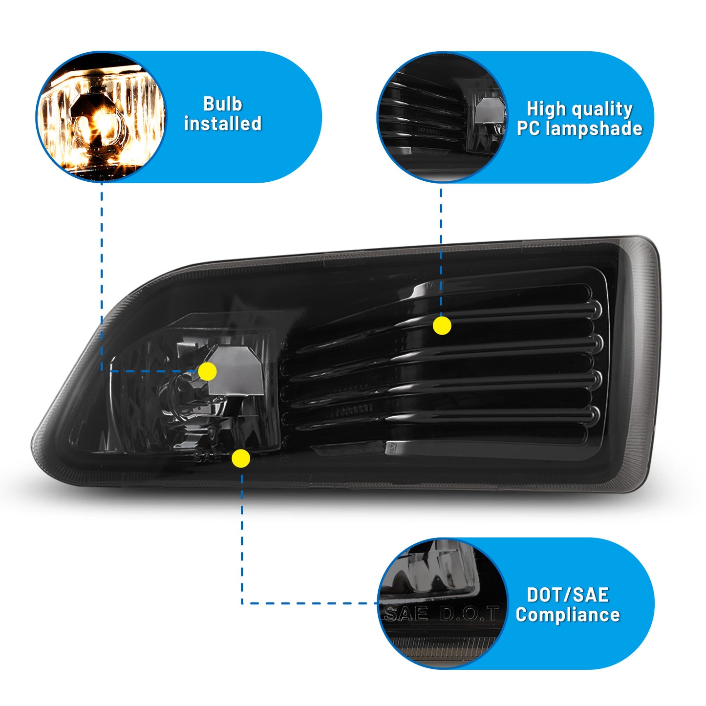 Feu antibrouillard Scion TC 2005-2010 - Fumée