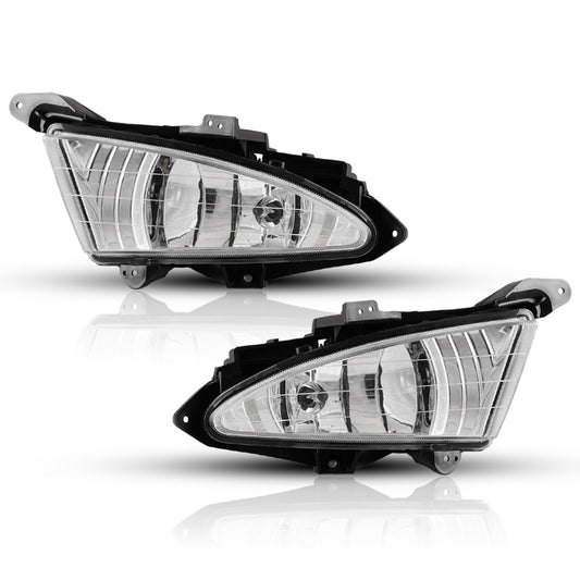 For 2007-2010 Hyundai Elantra Fog Lights - Clear