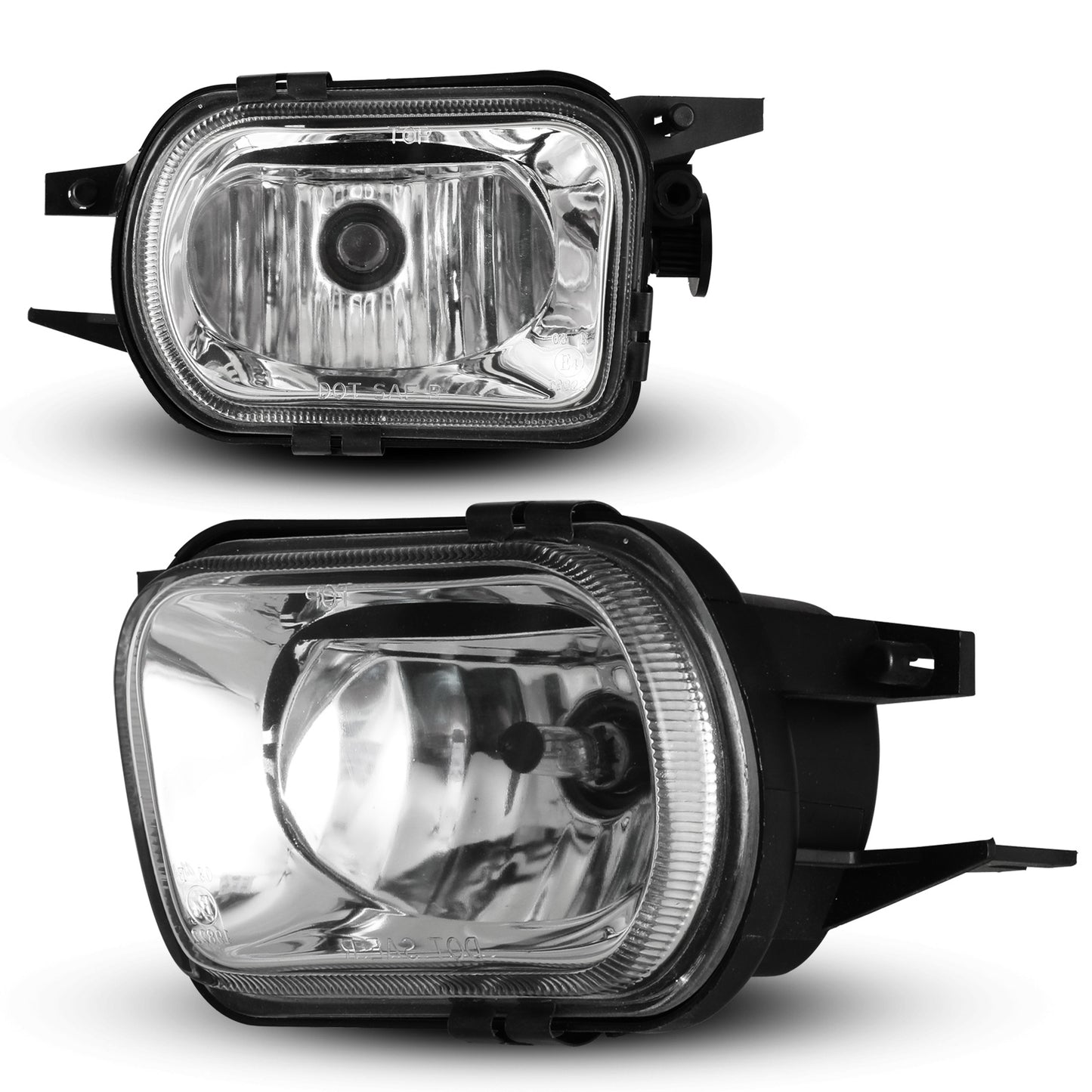 Luz antiniebla Mercedes-Benz Clase C 2001-2009, transparente