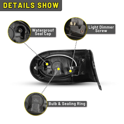 Luces antiniebla Acura RSX 2002-2004, transparentes