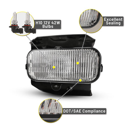 For 1999-2004 Ford F-150/1999-2002 Ford Expedition Fog Lights - Clear