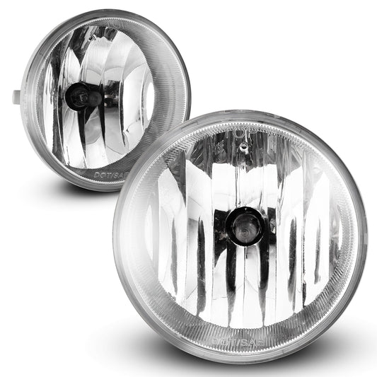 For 2005-2011 Toyota Tacoma/2004-2006 Toyota Solara/2007-2013 Toyota Tundra/2008-2016 Toyota Sequoia Fog Lights - Clear