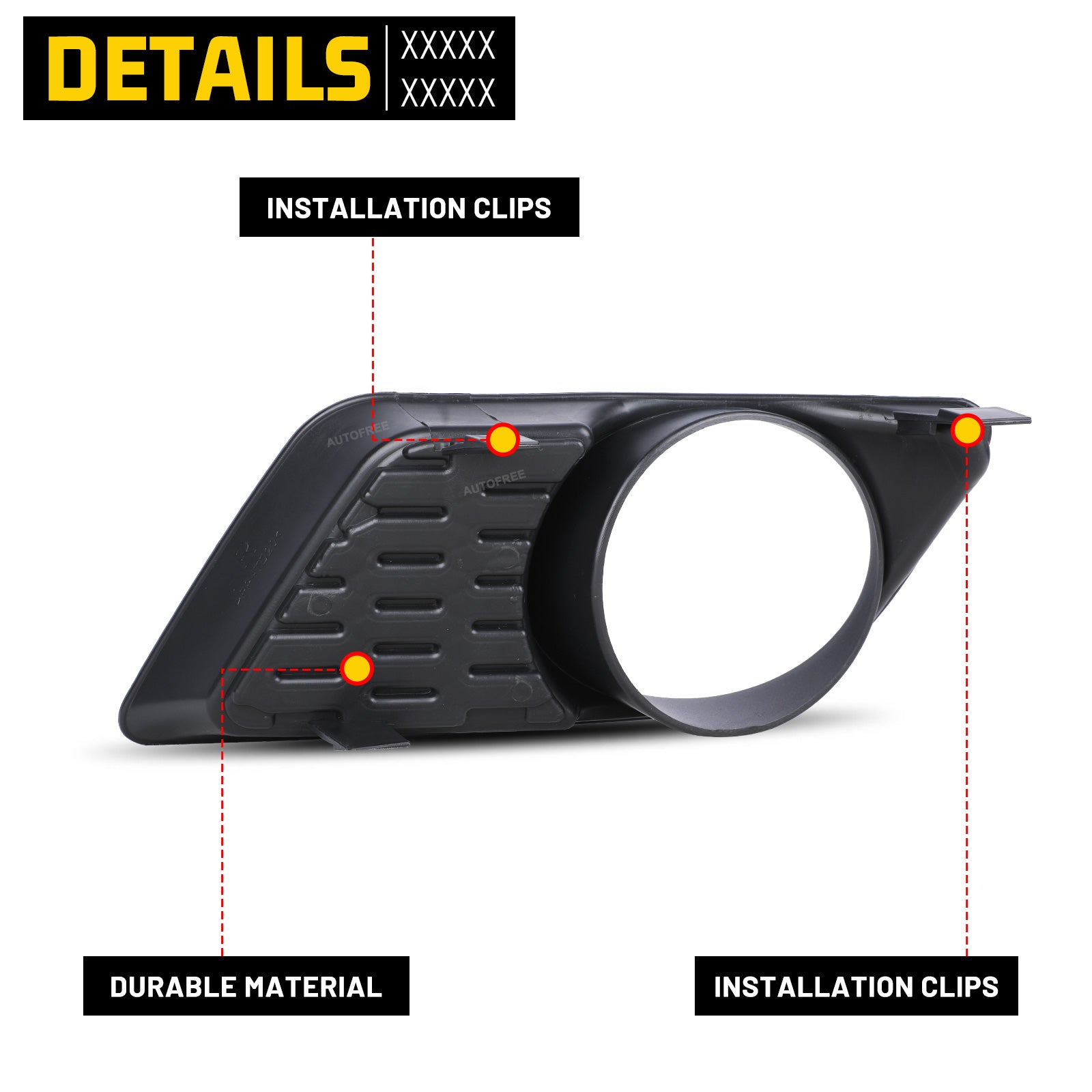 For 2011-2014 Dodge Charger R/T, SE, SXT, SXT Plus models Fog Lights Cover For 2011-2014 Dodge Charger R/T, SE, SXT, SXT Plus models Fog Lights Cover