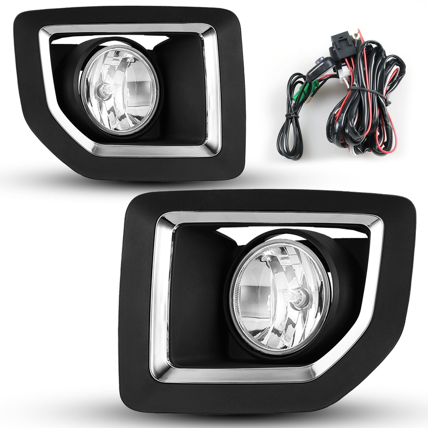 Luces antiniebla GMC Sierra 2500HD 3500HD 2015-2019, transparentes