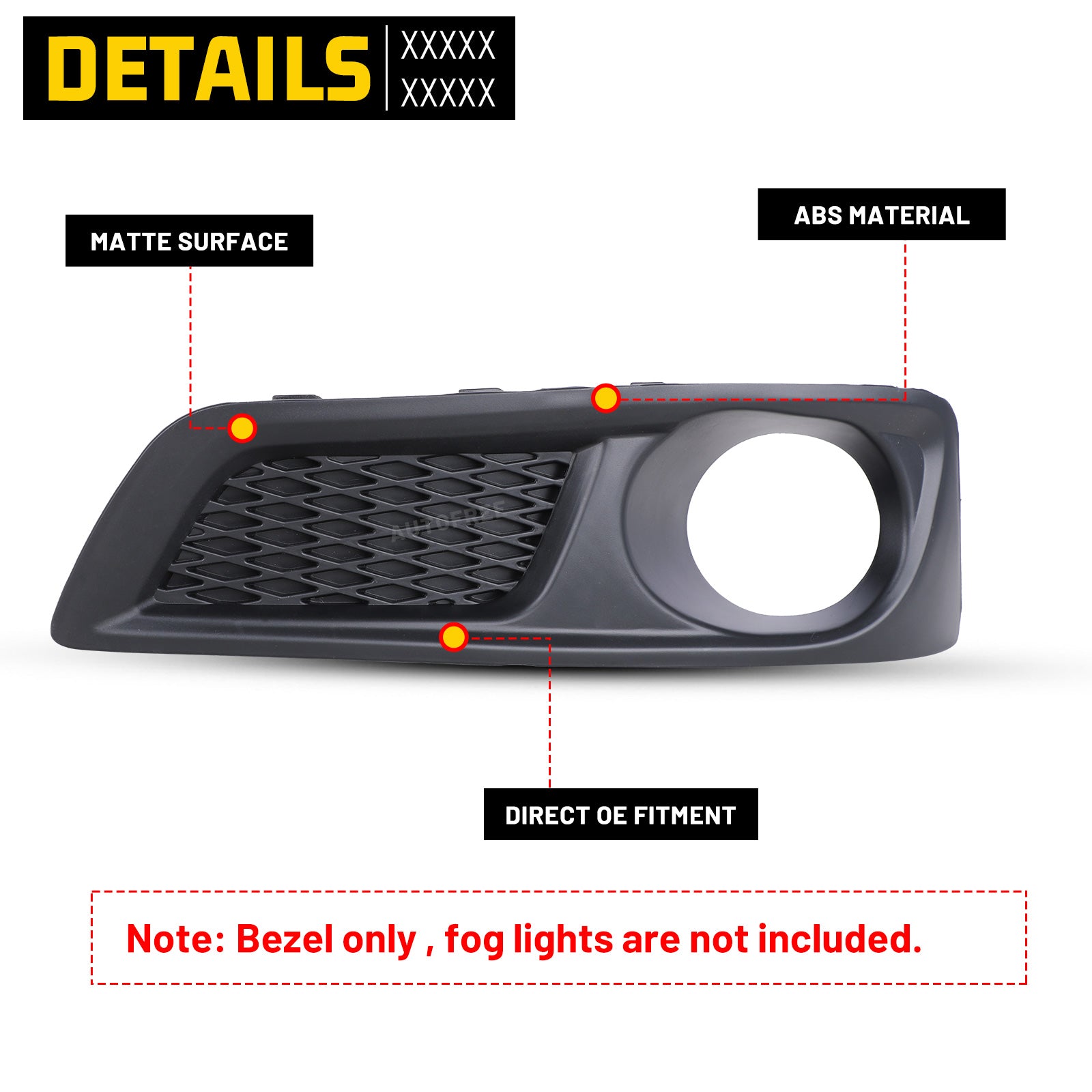 2010 subaru legacy fog light cover
