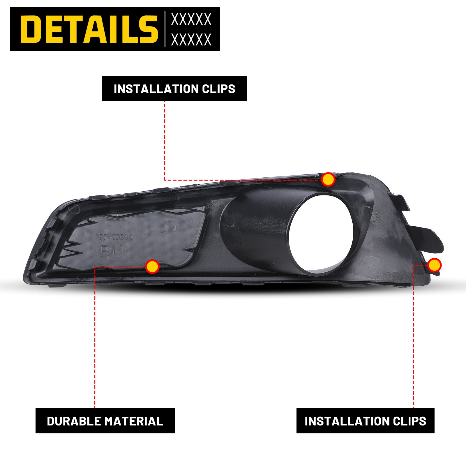 2011 subaru legacy fog light cover
