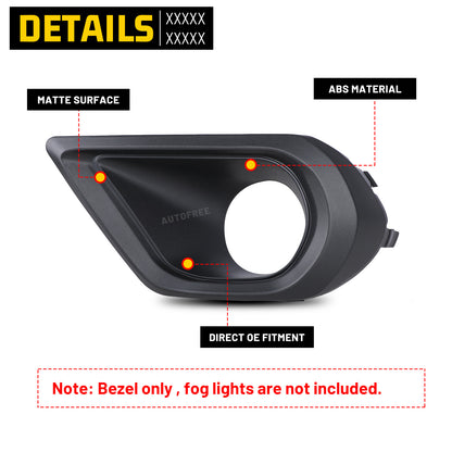 2015 subaru forester fog light cover
