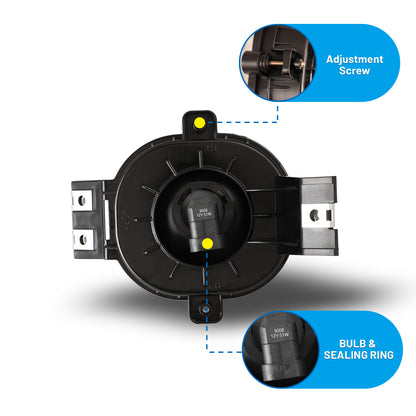 Feu antibrouillard Dodge Ram 1500 2500 3500 2002-2009 – Transparent