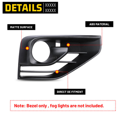 fog light cover front nissan pathfinder
