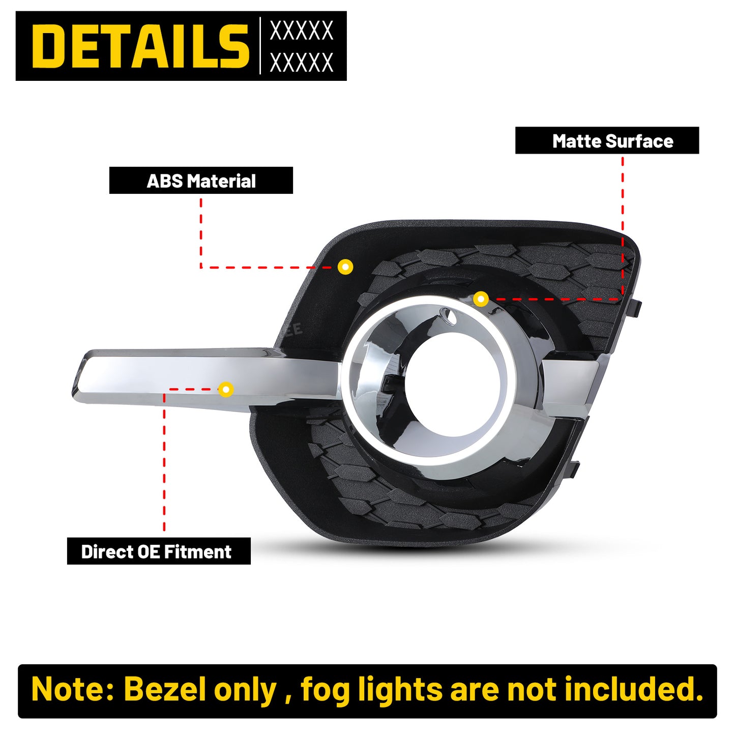 2011 chevy equinox fog light cover
