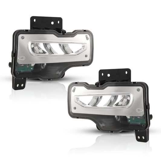 For 2016-2019 GMC Sierra 1500 Fog Lights - Clear