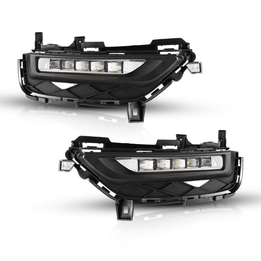 For 2016-2017 Honda Accord 2Dr LED Fog Lights - Clear