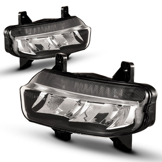 Luces antiniebla LED Dodge RAM 1500 2500 3500 2019-2023, transparentes