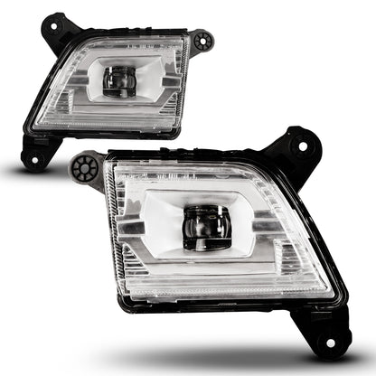 Luz antiniebla LED Chevy Silverado 1500/2020-21 Silverado 1500 2019-2022 - Transparente (kit de cableado incluido)