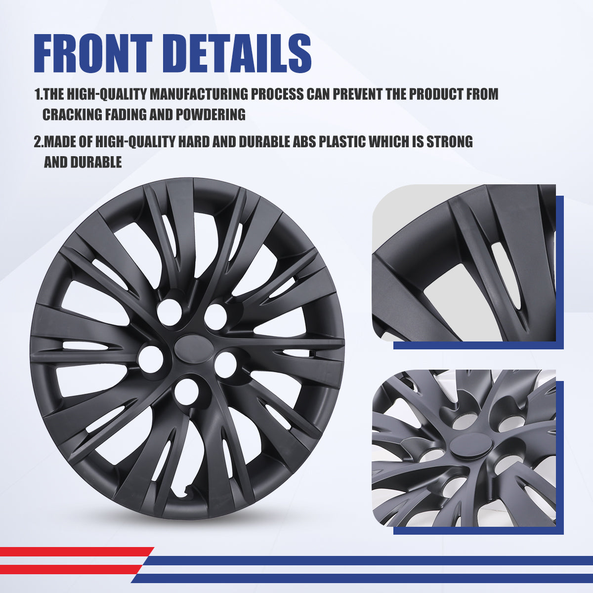 black hubcaps for toyota camry