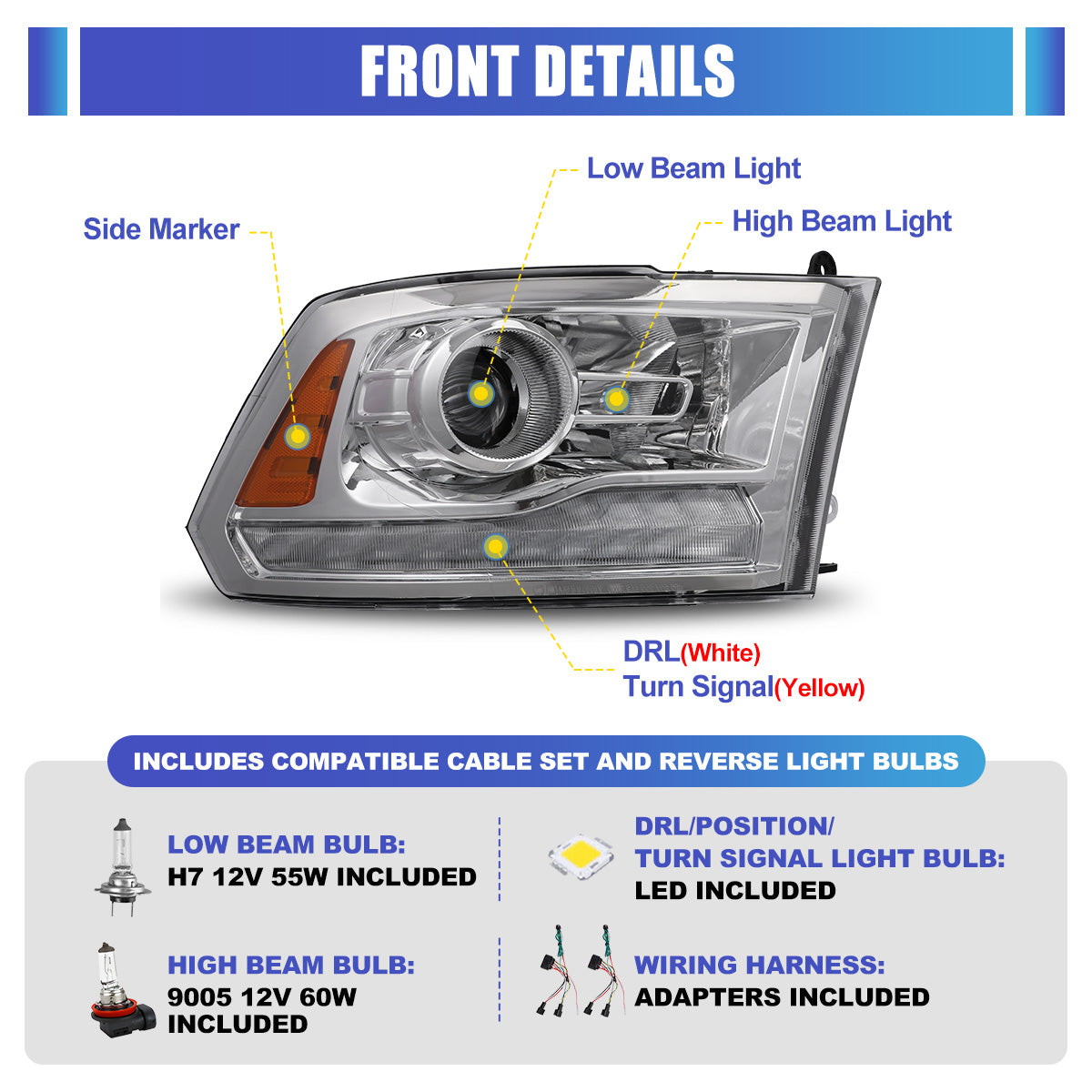 dodge ram headlights