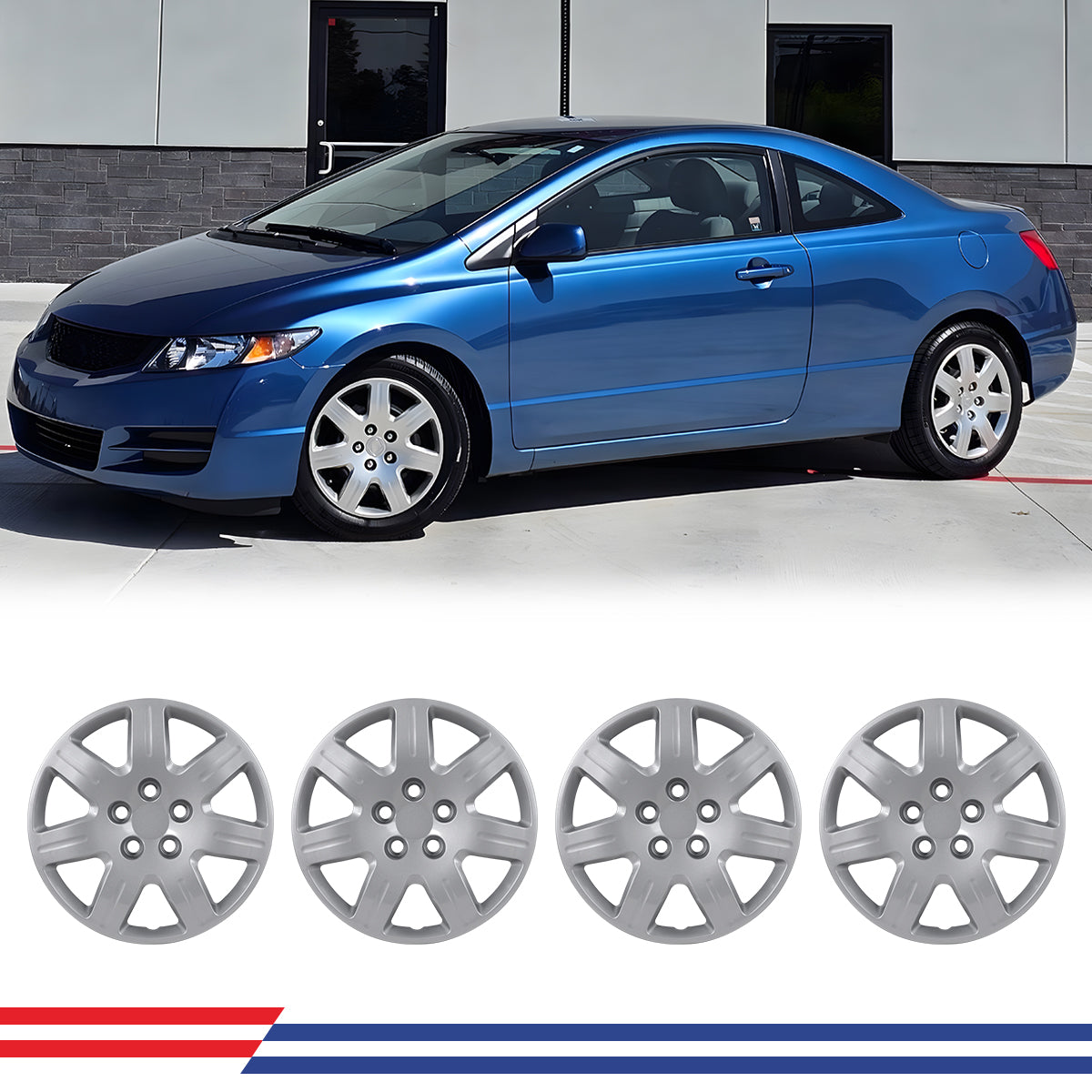 honda civic 16 inch hubcaps