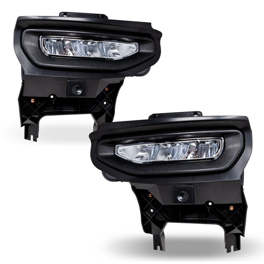 For 2016-2019 GMC Sierra 1500 Fog Lights - Clear