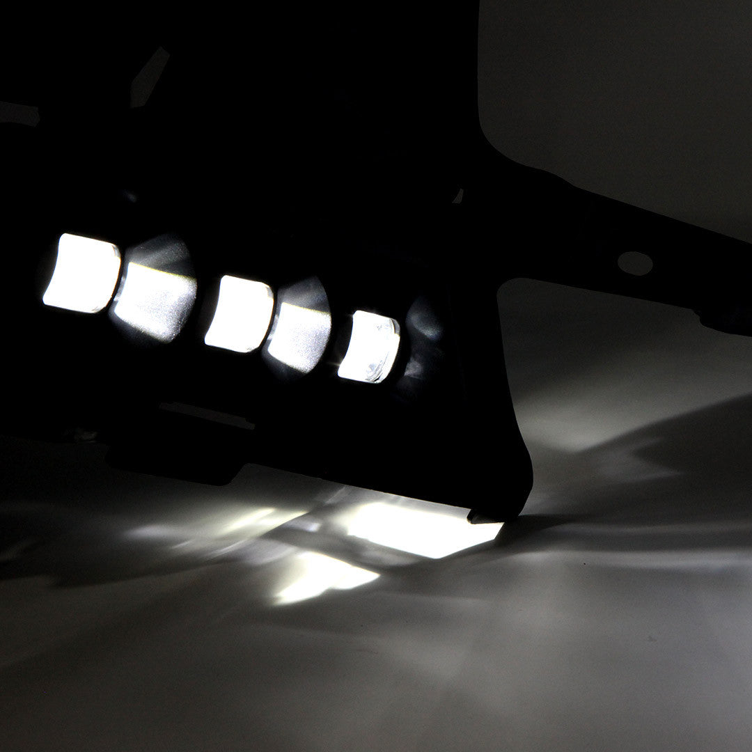 Luces antiniebla LED Lexus IS200 IS300 IS350 2017-2020, cromadas/transparentes