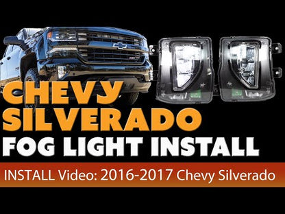 2016-2019 Chevy Silverado 1500 Fog Lights - Clear