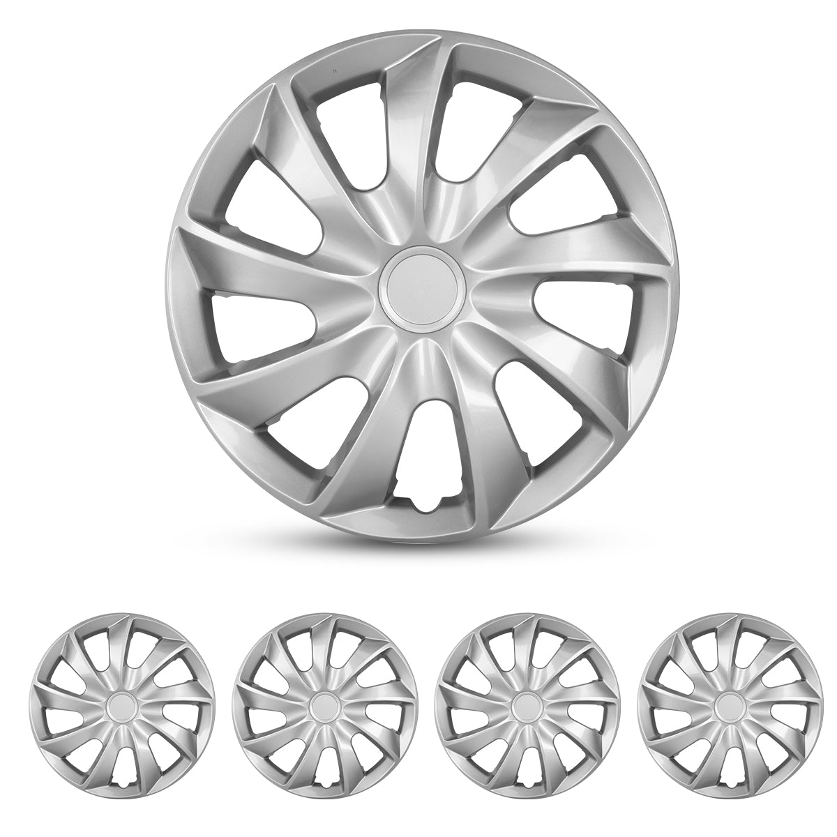 17 hubcaps
