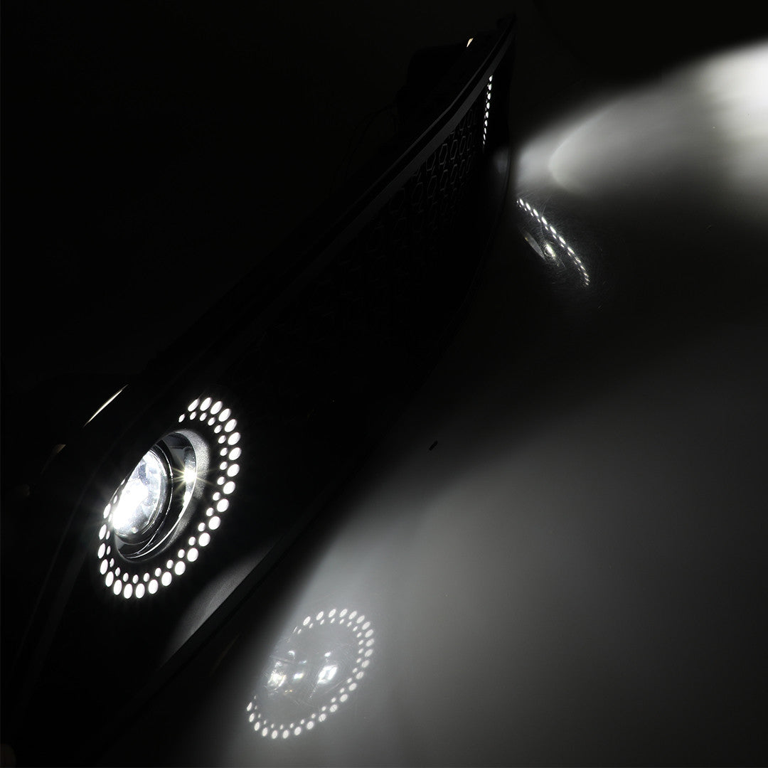 Parrilla Mustang 2015-2017 con luz antiniebla y LED DRL