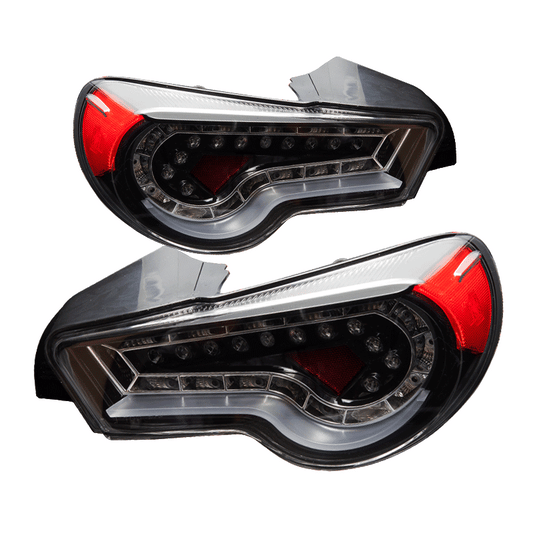 2012-2015 SCION FR-S/SUBARU BRZ/TOYOTA 86 LED Tail Lights - (Glossy Black / Clear)