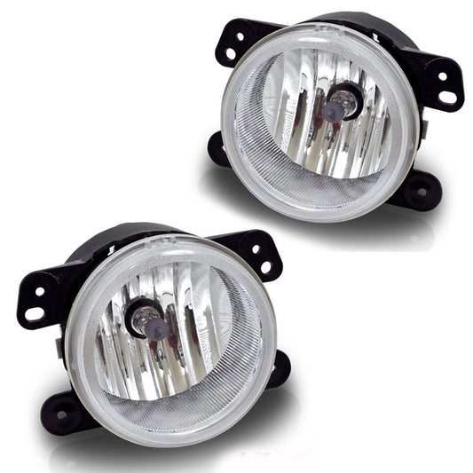 Luces antiniebla para Jeep Wrangler 2007-2009/Chrysler 300 2005-2010/Chrysler PT Cruiser 2006-2010/Dodge Magnum 2005-2007/Dodge Journey 2009 - Transparente