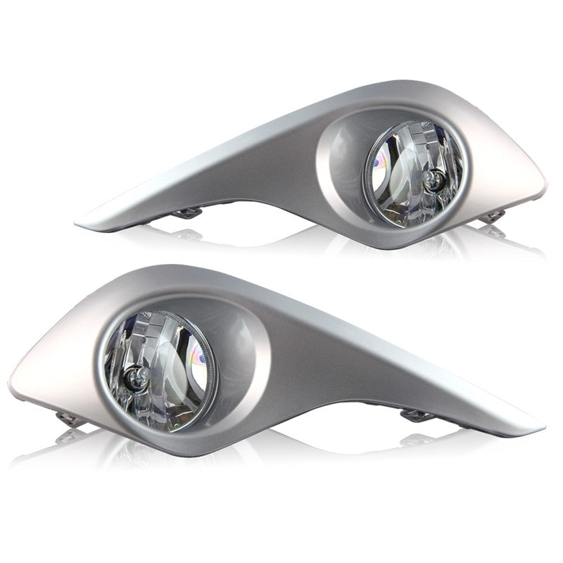 2011-2013 Toyota Highlander Fog Lights - (Clear) - (Wiring Kit Included)