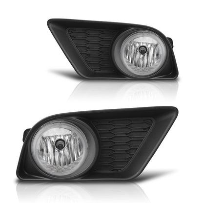 For 2011-2014 Dodge Charger Replacement Fog Lights - Clear Winjet Automotive For 2011-2014 Dodge Charger Replacement Fog Lights - Clear Winjet Automotive